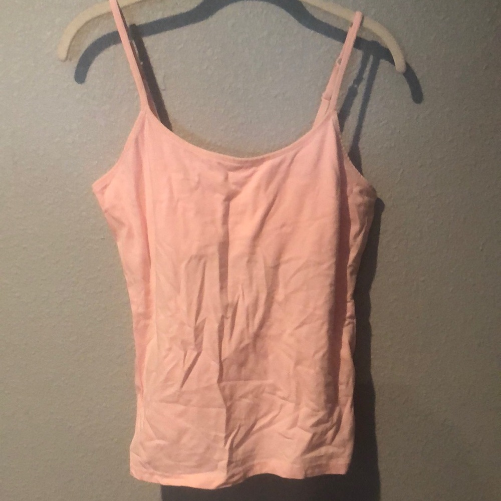 Steve Fitted Pink Camisole with Thin Straps NWOT